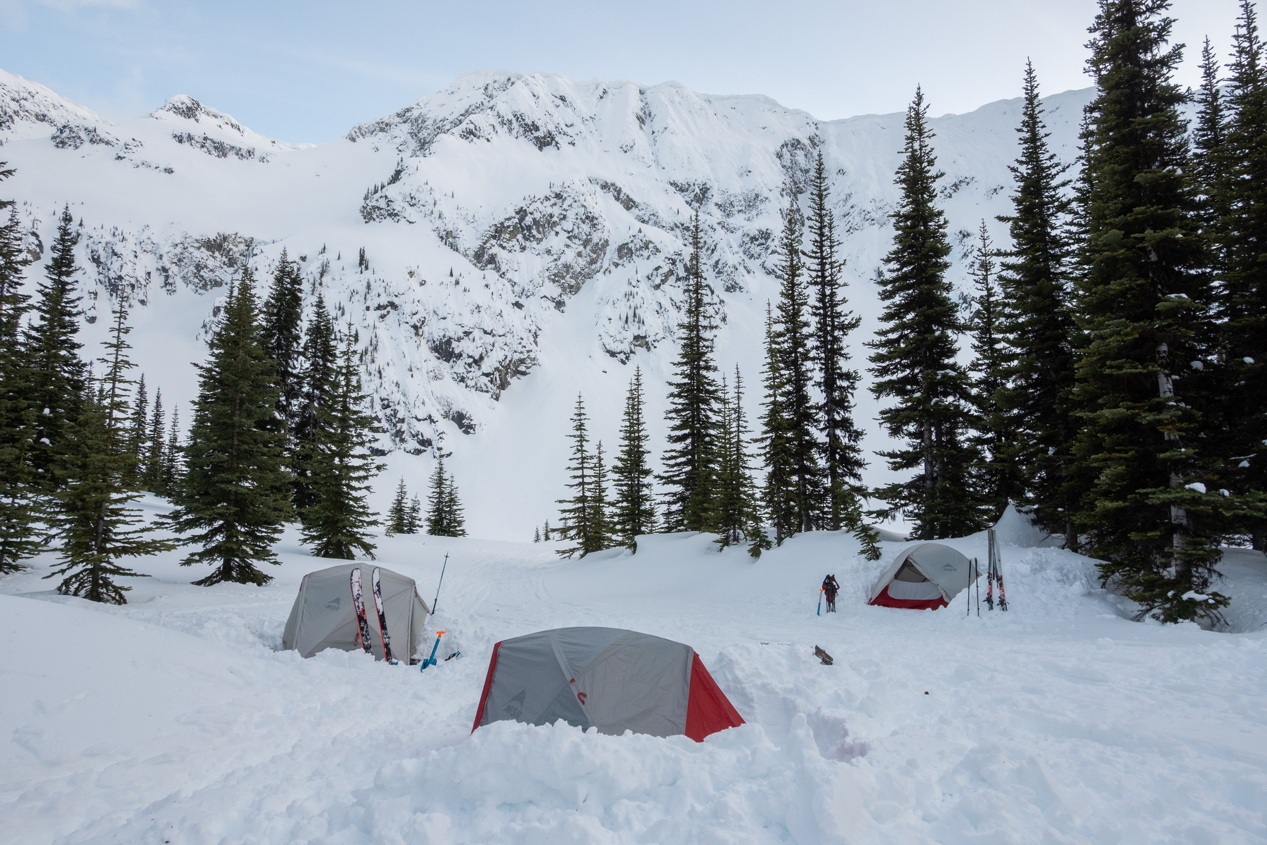 Backcountry Skiing with BoltWX in Duffey Lake