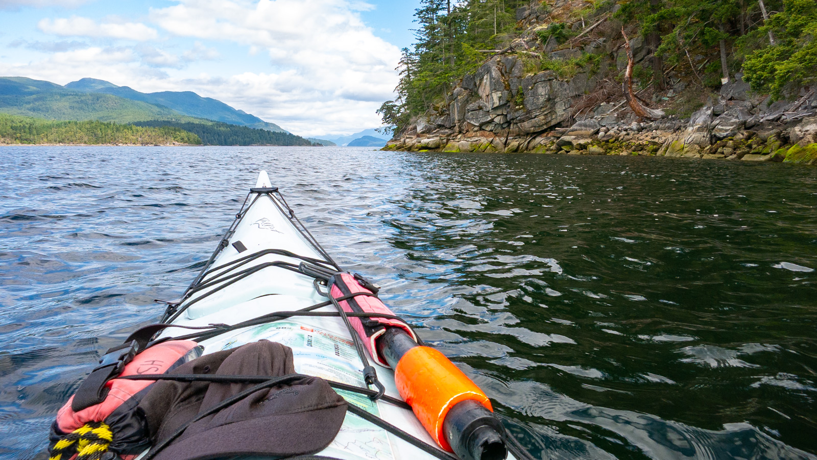 Sea Kayaking with BoltWX in Clayoquot Sound